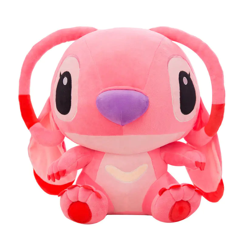 Large Stitch Plush Toy and Angel Pillow Gift