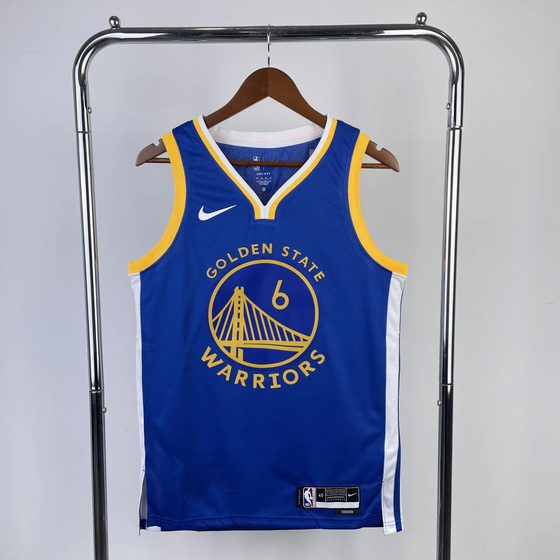Warriors 23 Season Blue Jerseys: Curry, Thompson, Durant