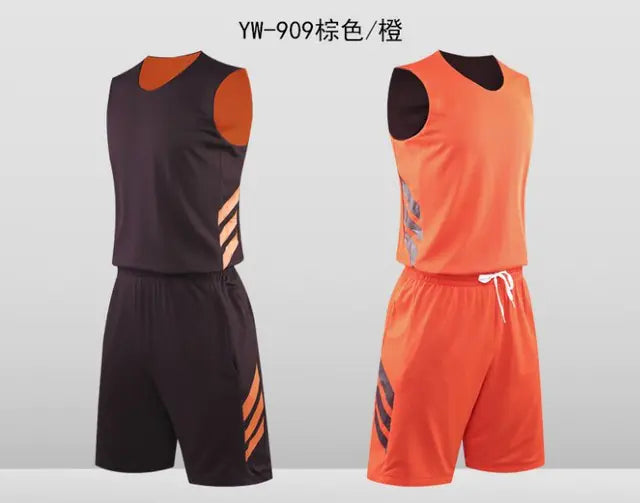 Reversible Basketball Jersey and Pants Set for Men & Women