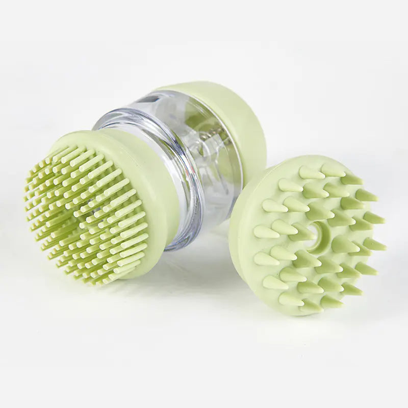 New Pet Bath Brush, Silicone Massage Grooming Tool