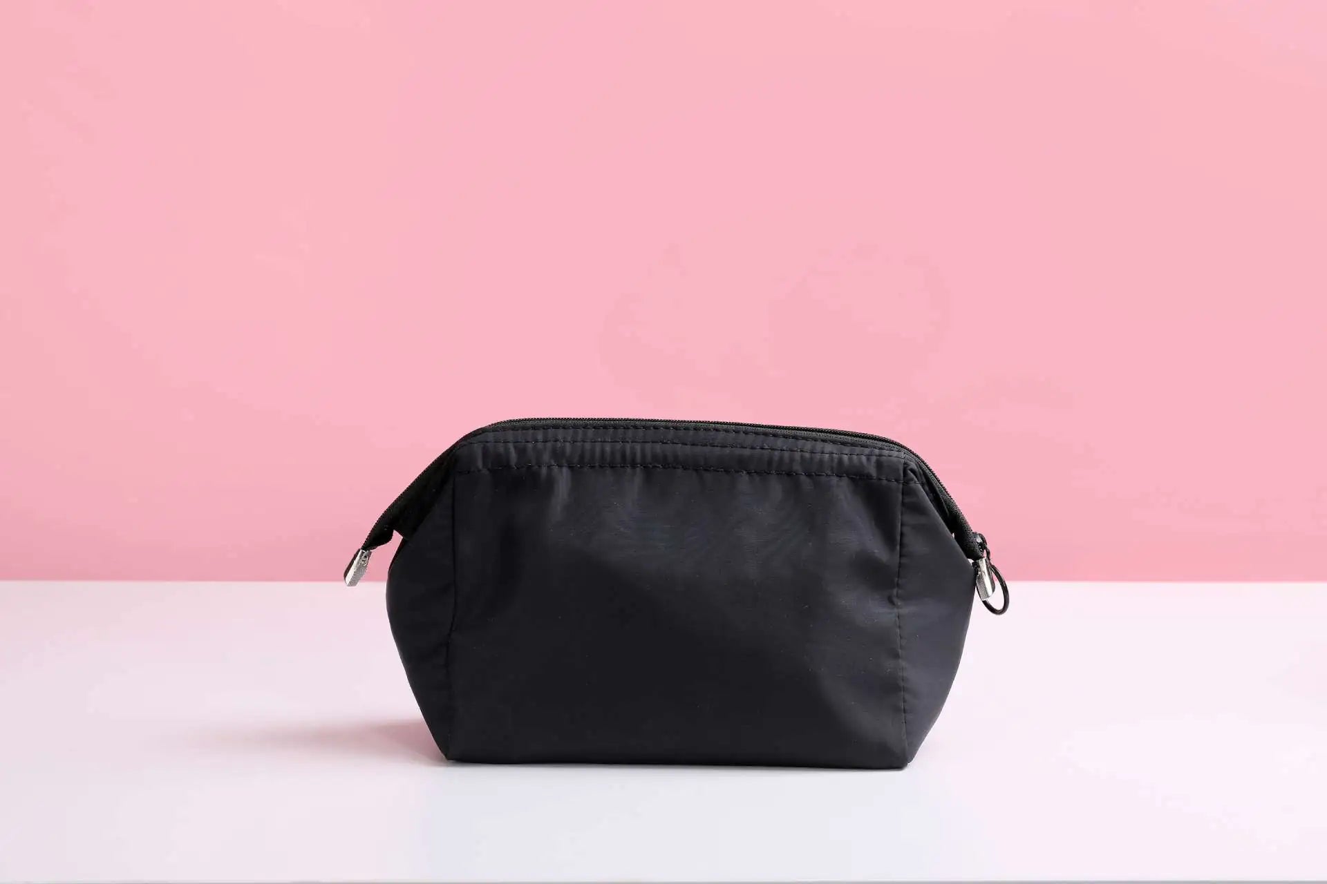 Portable Waterproof Solid Color Makeup Bag for Travel