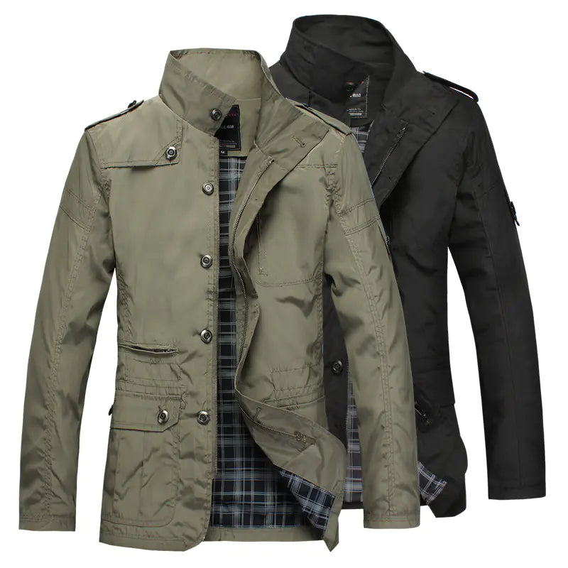 Men's Casual Stand Collar Jacket