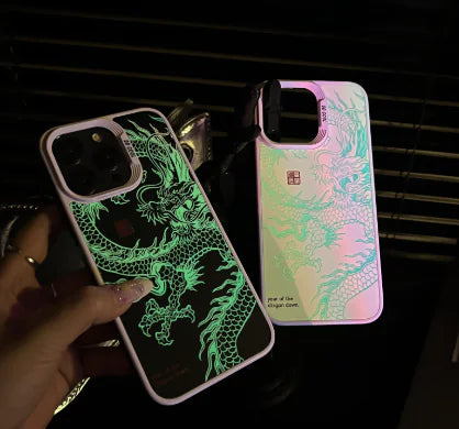 Luminous Phone Case Dragon Patterns