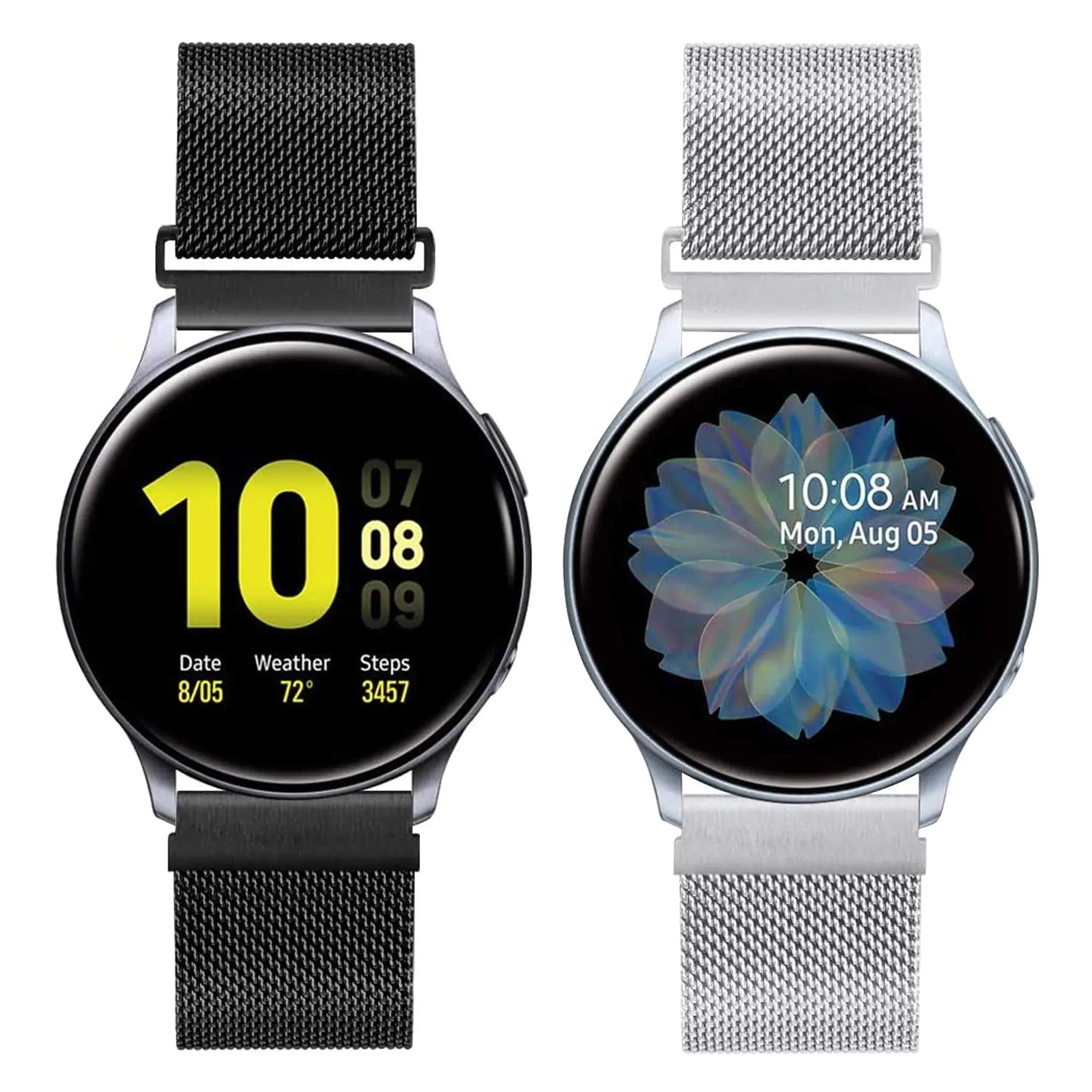 Stan Lee 22mm Watch Bands Compatible for Samsung Galaxy Watch 3 45mm Band/Galaxy Watch 46mm/Gear S3 Frontier Stainless Steel Magnetic Mesh Watch Band for Men Women