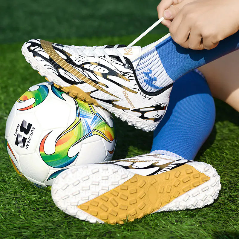 Indoor Soccer Shoes for Kids and Adults - Microfiber