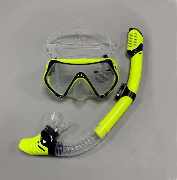 Full Dry Snorkel Mask Set for Adults - Anti-Fog