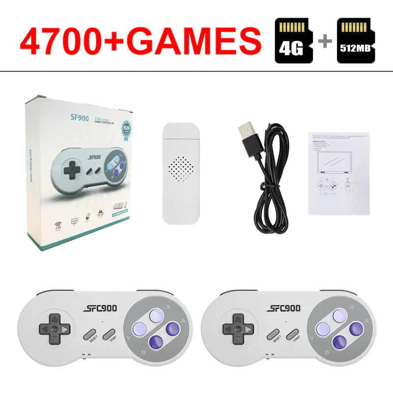 SF900 16-Bit TV Game Console with 1500+ Games