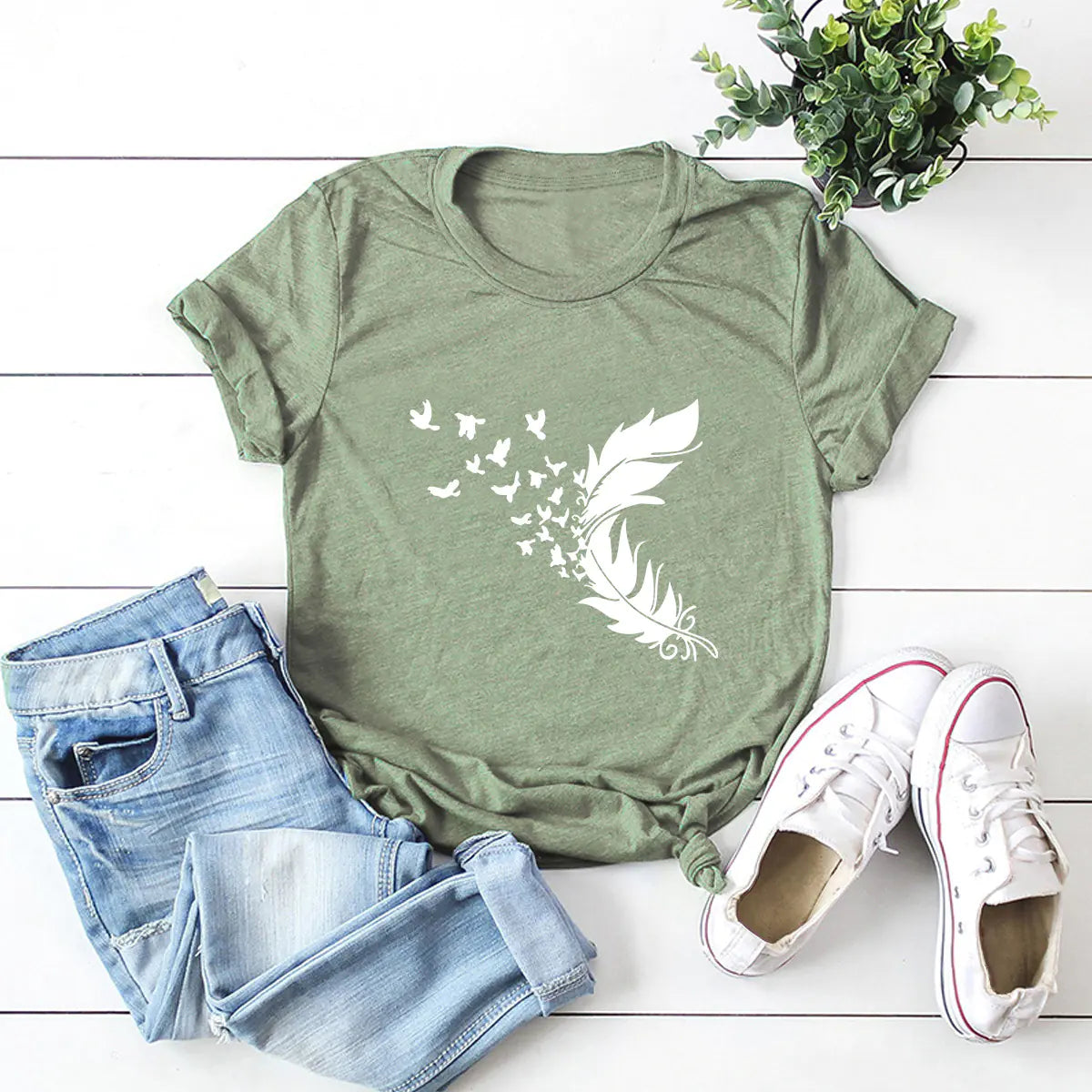 Trendy Women's Cotton T-Shirt