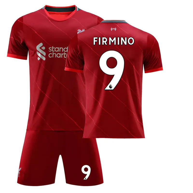 Soccer Jersey Set: Salah 11, Mane 10, Darwin 27