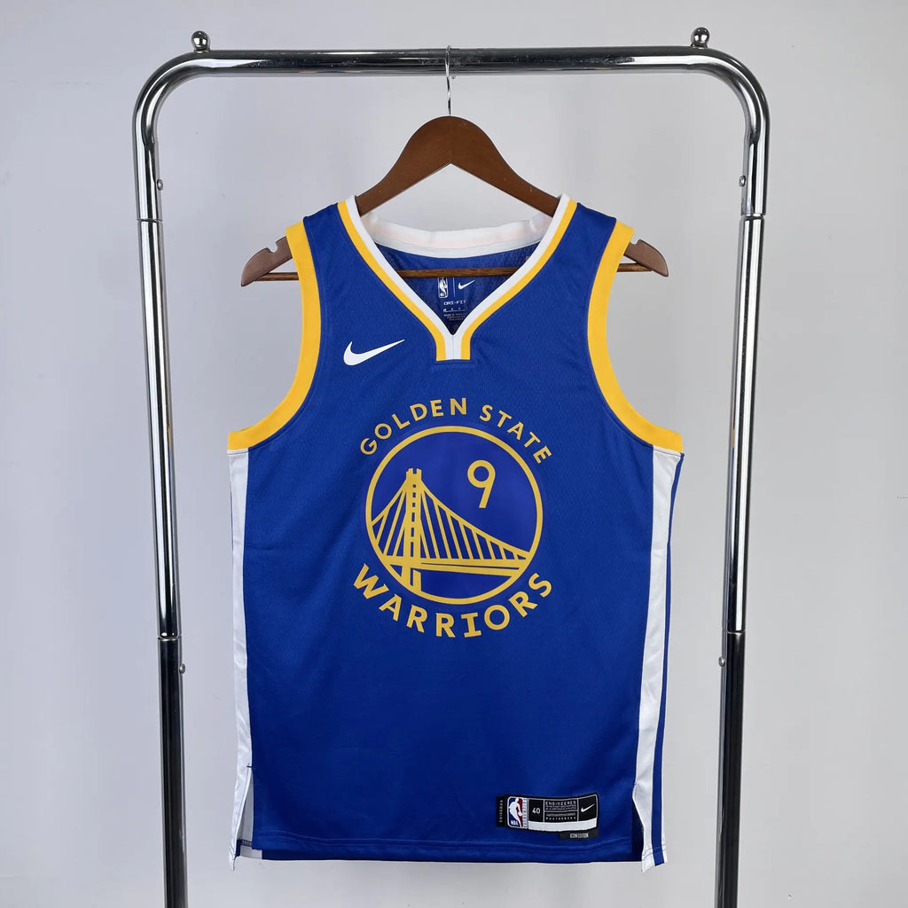 Warriors 23 Season Blue Jerseys: Curry, Thompson, Durant