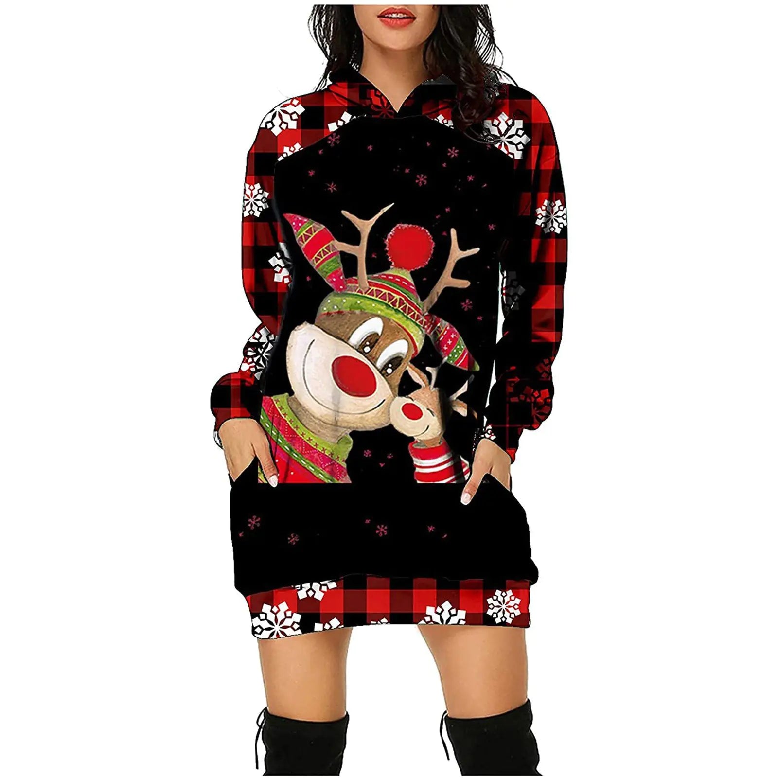 Women's Long Sleeve Sweater Dress