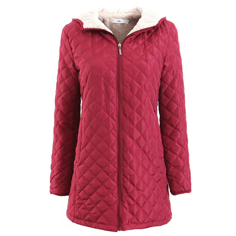 Lightweight Hooded Long Sleeve Cotton Jacket