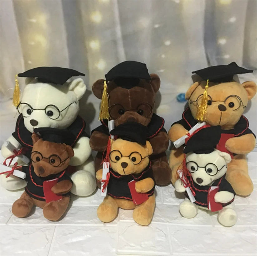 Plush Doctor Bear Toy Gift - Graduation Teddy Bear
