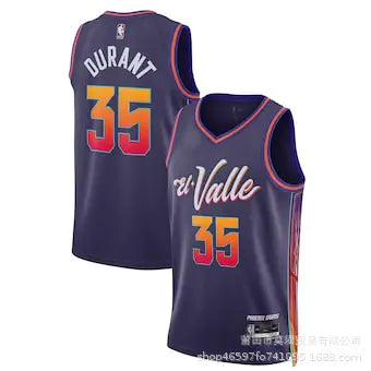 NBA New Suns Jerseys: Paul 13, Nash 35, Durant 1, Booker