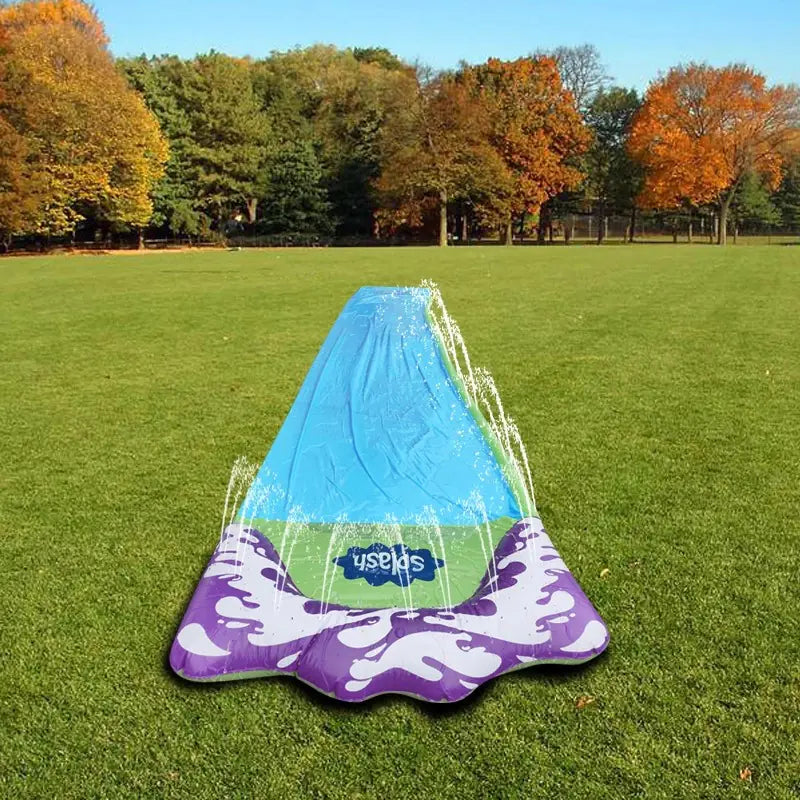 Children's PVC Inflatable Double Slide for Outdoor Fun