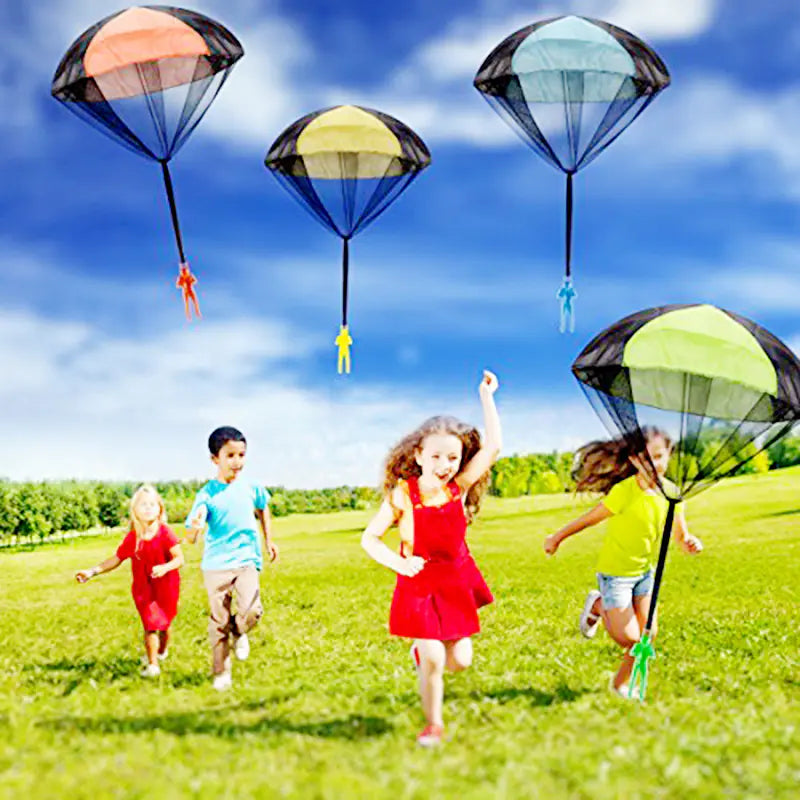 Children's Hand Throwing Parachute Toy for Outdoor Fun
