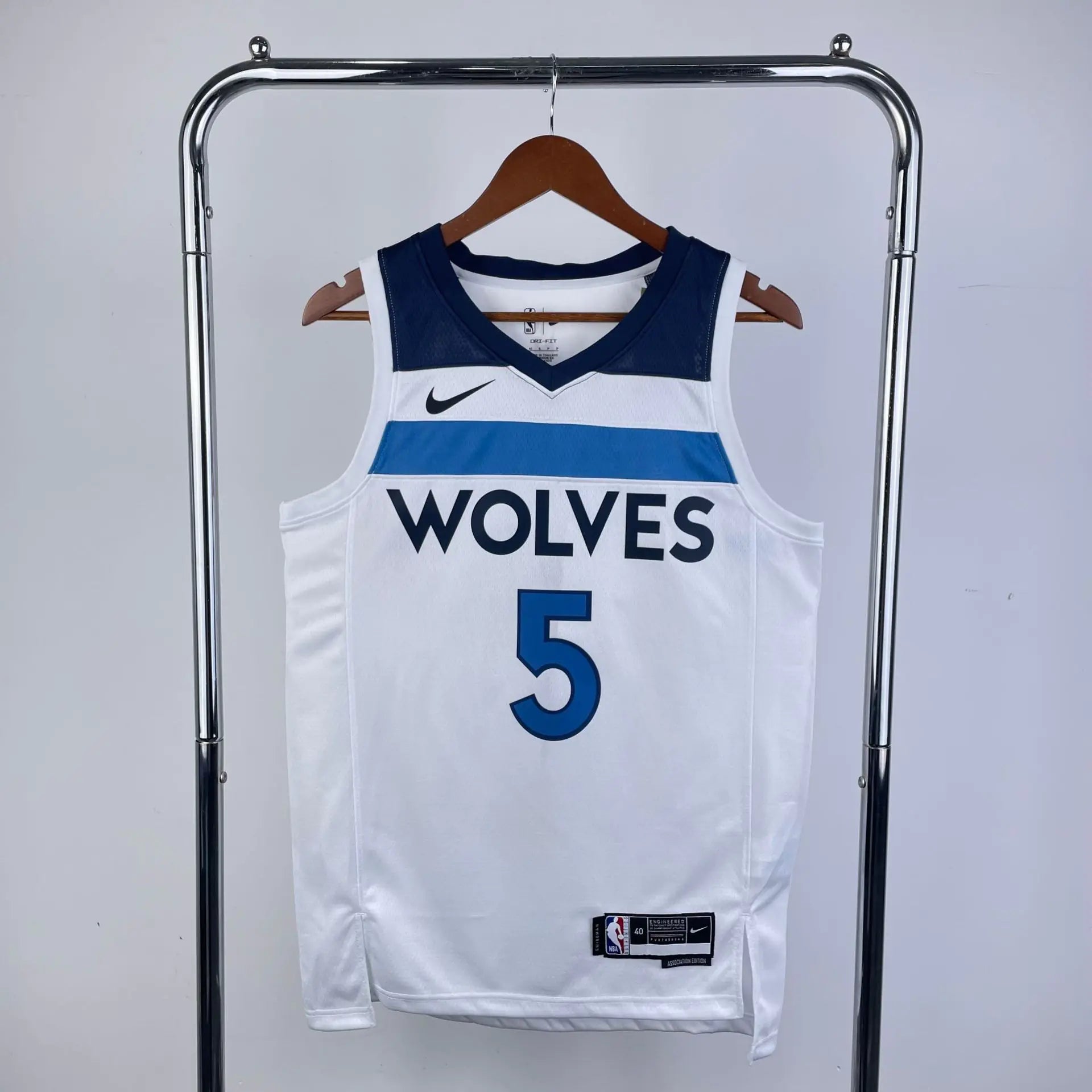 2023 Season Timberwolves Home White NBA Jerseys