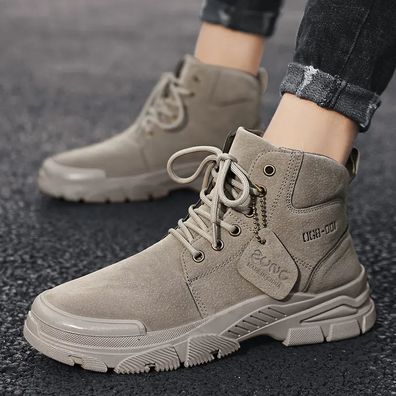 Men's High-Top British Style Trendy Martin Boots