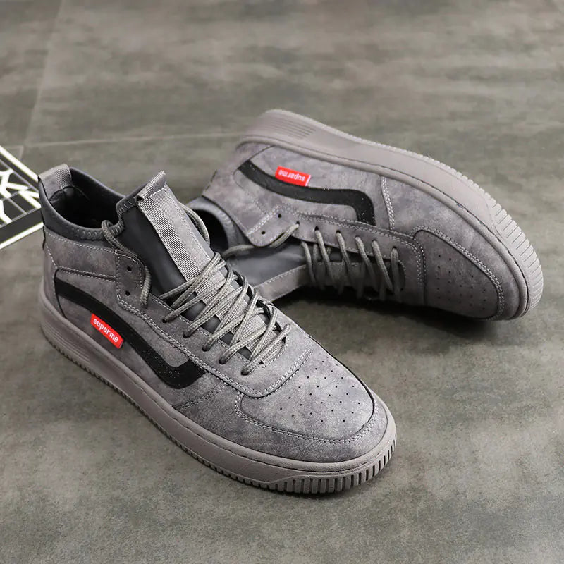 Men's Korean Style Casual High-Top Sneakers