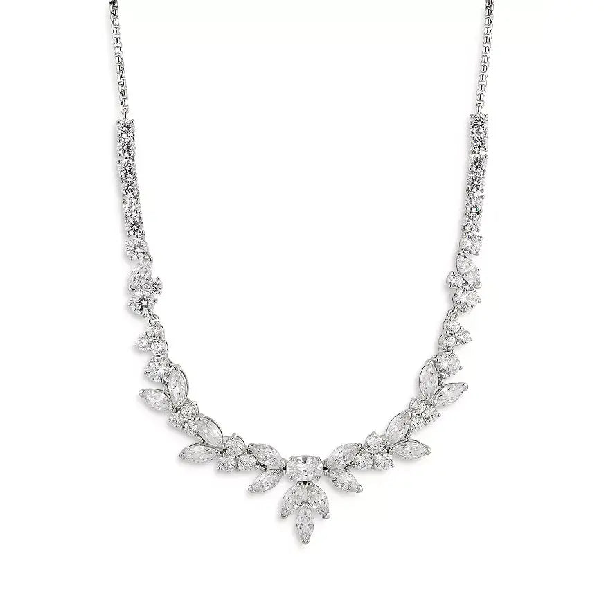 18K Gold-Plated Tassel Zircon Cuban Chain Necklace