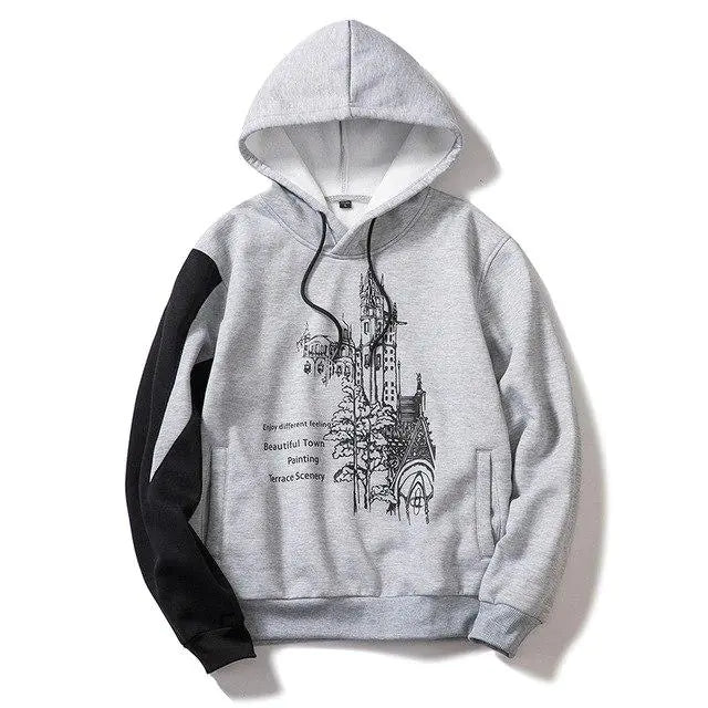 Men's Casual Hoodie - Trendy Youth Fashion Wear