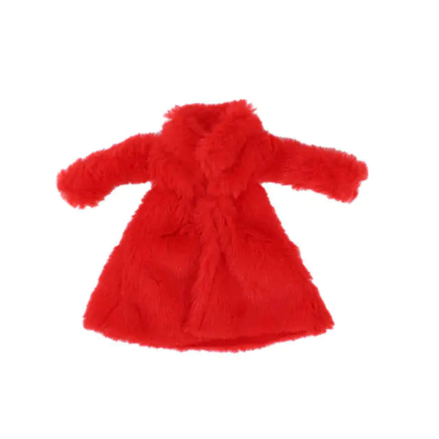 Plush Coat Accessories for 26-30cm Barbie Dolls