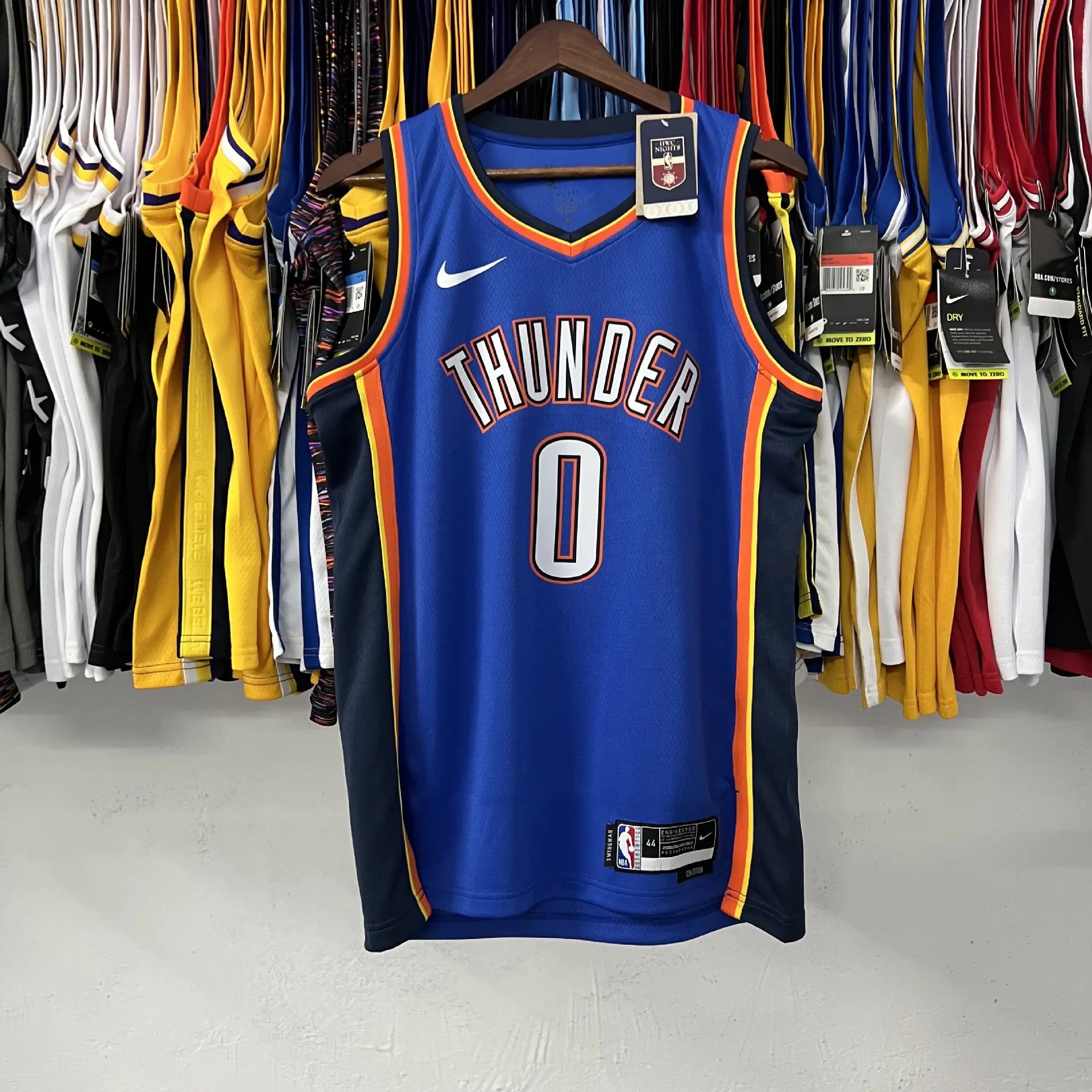 NBA 23 Season Thunder Team Jerseys: Durant, George, Harden, Anthony, Paul
