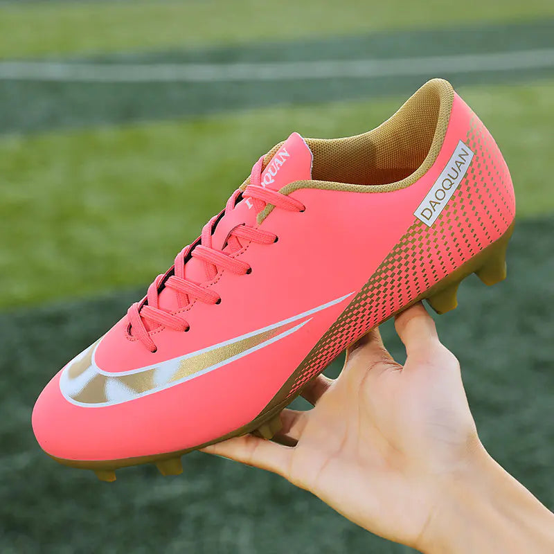 Men's Microfiber Soccer Shoes for Outdoor Sports