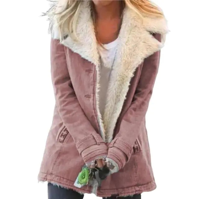 Thick Warm Hooded Parka Jacket for Women