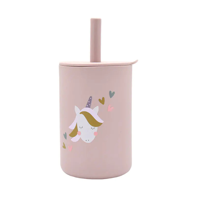 Leak-proof Silicone Children's Drinking Cup for Baby