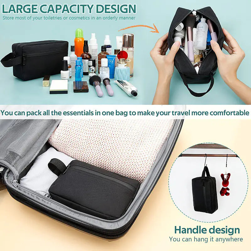 Waterproof Travel Toiletry and Makeup Bag for All