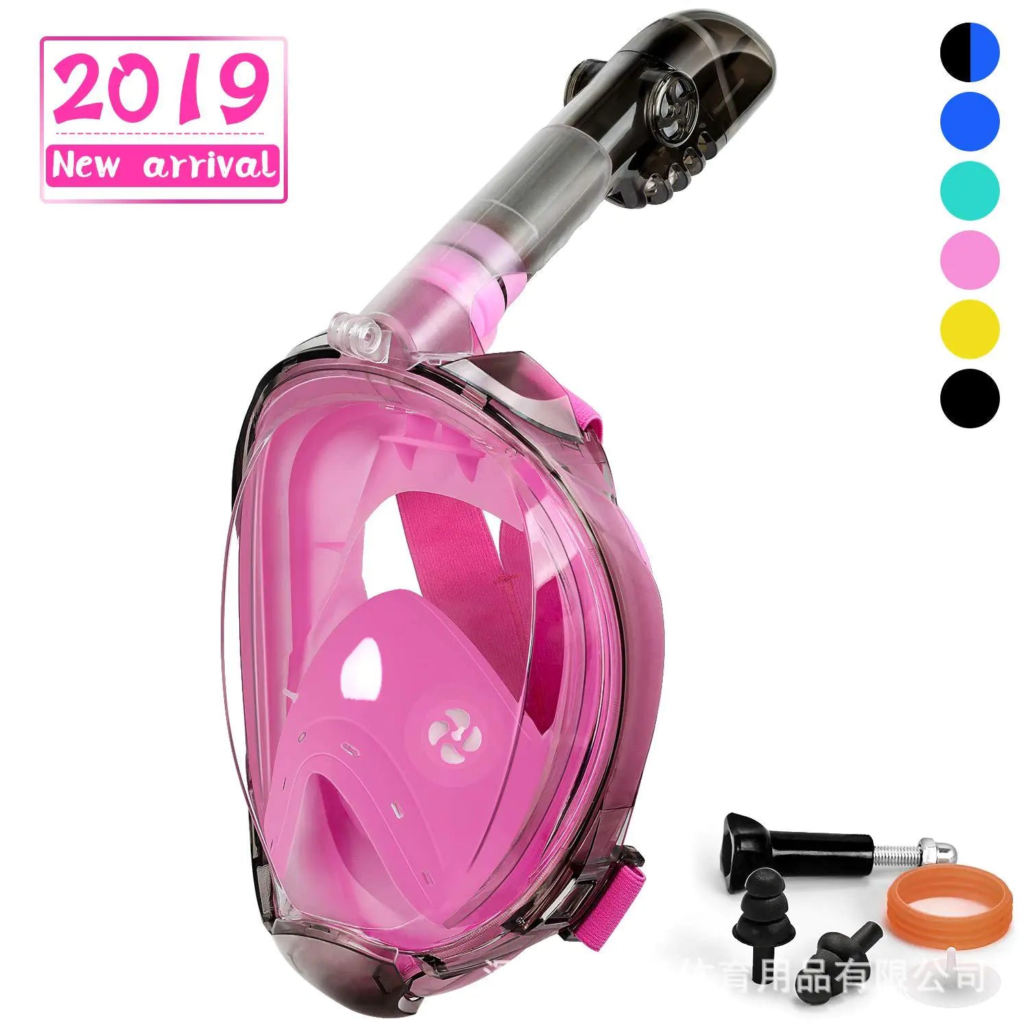 Full Face Dry Snorkel Mask for Swimming and Diving Gear