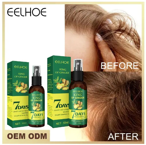 Ginger Essential Oil Spray Conditioner for Hair Regeneration