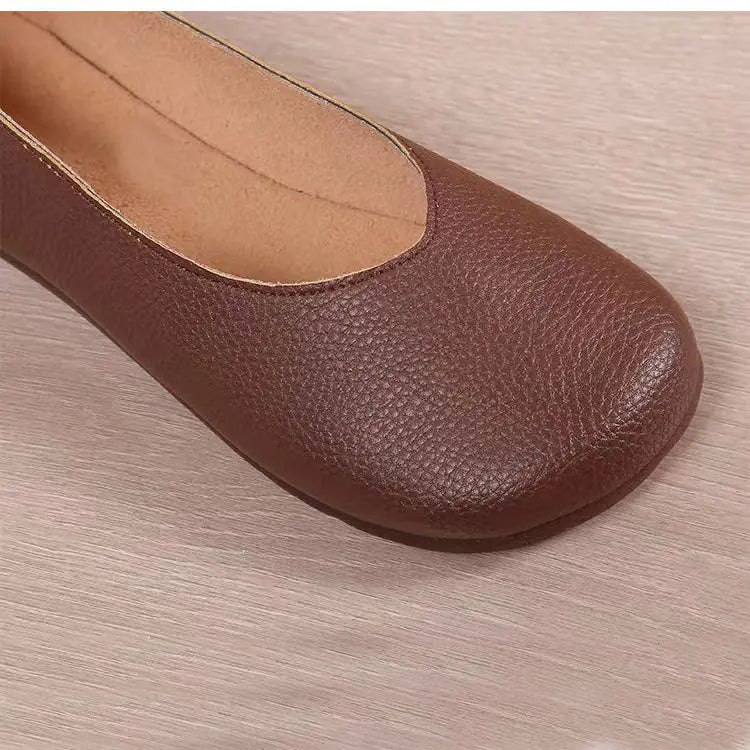 Spring New Flat Slip-On Round Toe Witch Shoes