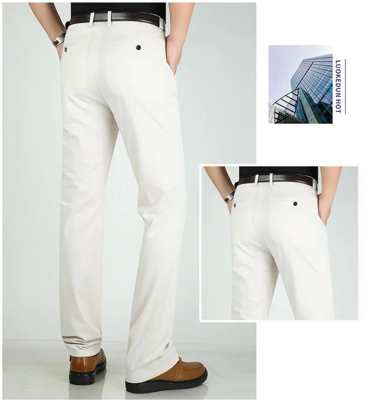 Comfortable Stretch Business Casual Men's Pants
