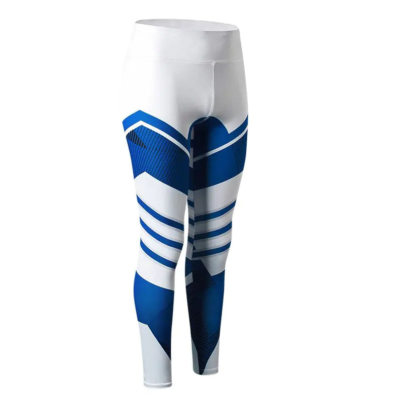 Printed High Waist Leggings for Yoga and Sports