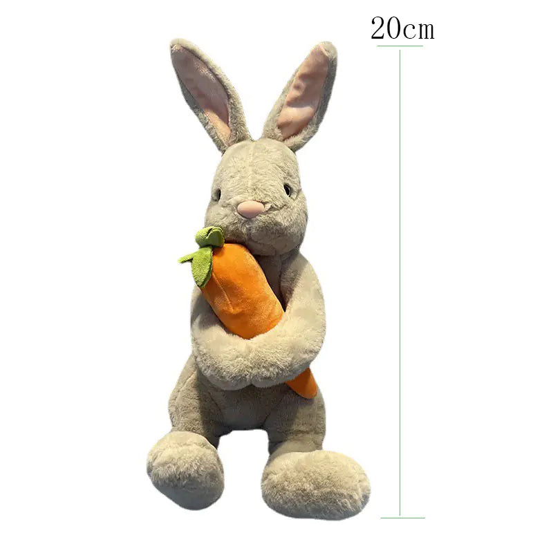 Cute White Rabbit Plush Toy for Easter Decor