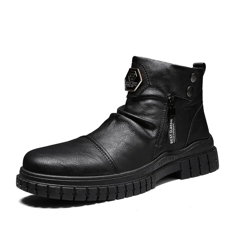 Botas Martin de caña alta para hombre estilo británico
