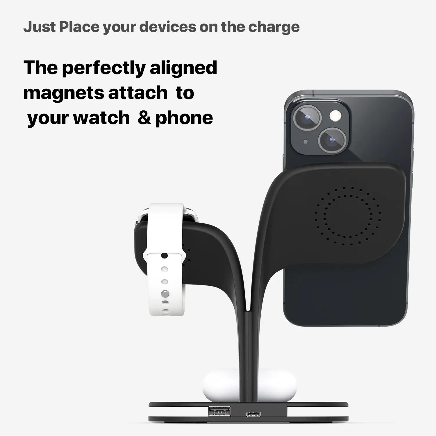 Magnetic 3-in-1 Wireless Charger