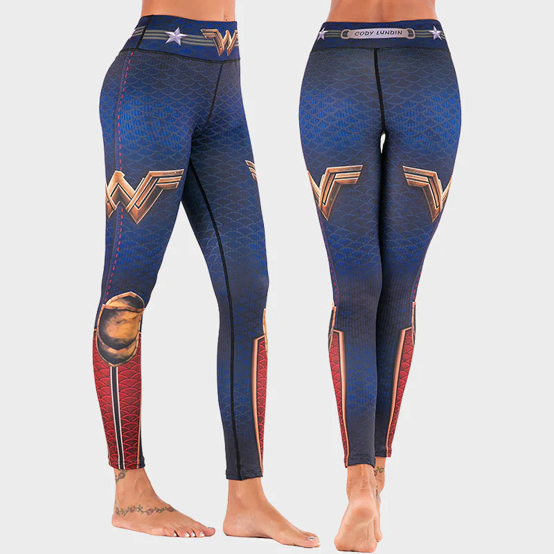 Anime Printed Leggings for Women - Yoga & Sports Pants