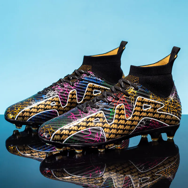 Men's Outdoor Soccer Shoes in Microfiber Material