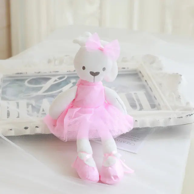 Kawaii Soft Plush Rabbit Toy for Baby Girls and Kids