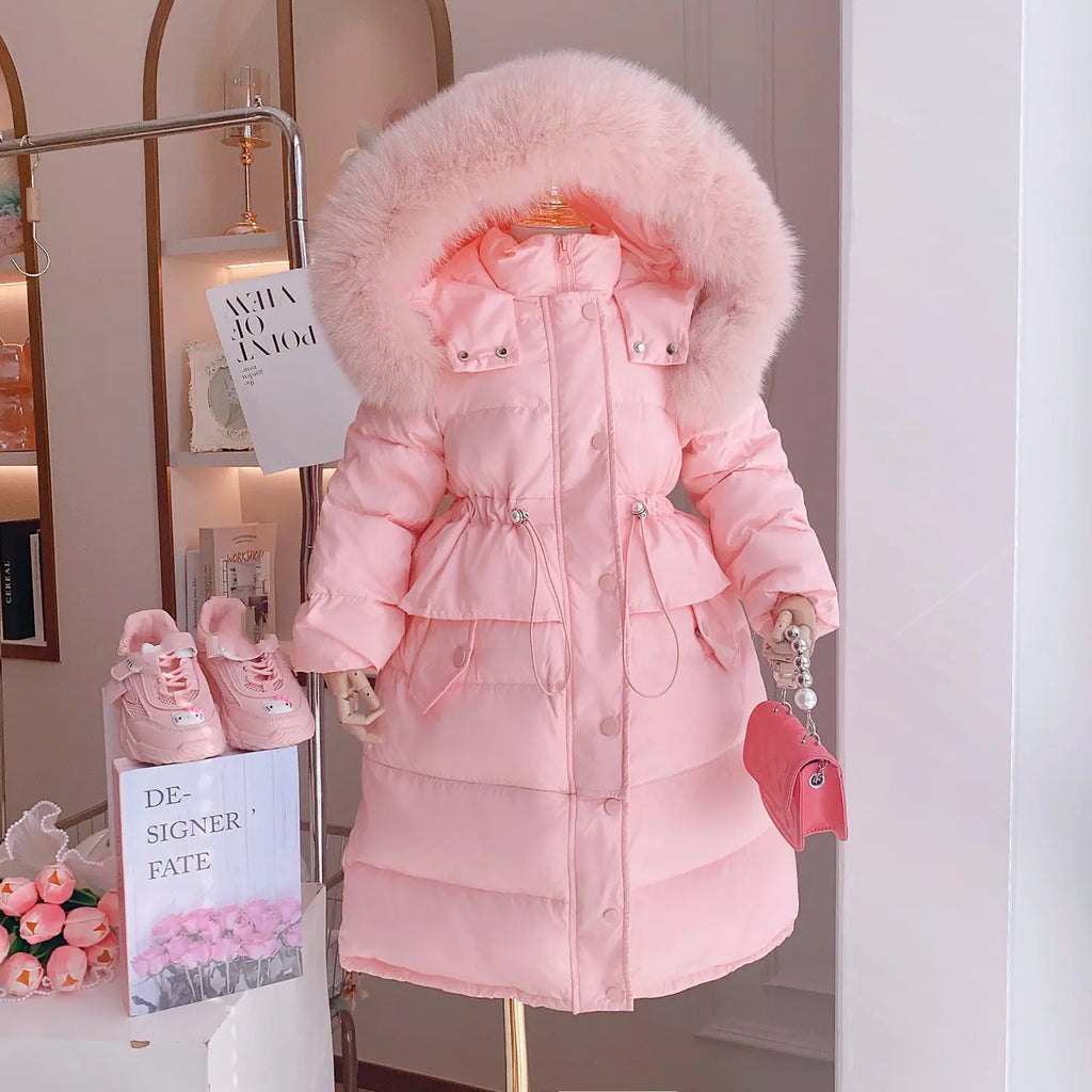Casual Thick Warm Cotton-padded Jacket for Girls