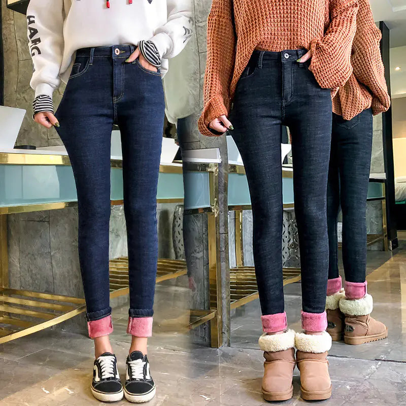 High Waist Slimming Pants with Tapered Legs