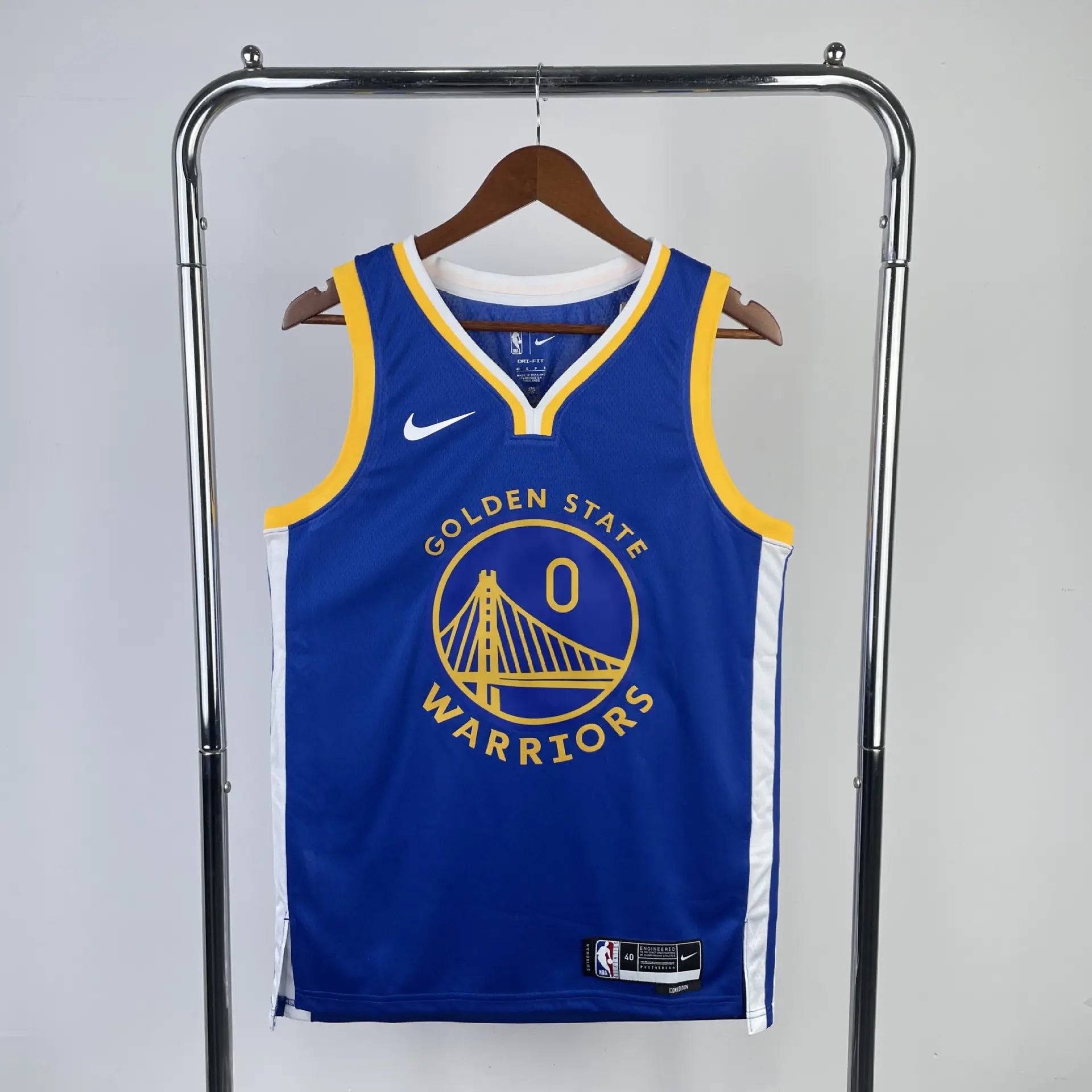 Warriors 23 Season Blue Jerseys: Curry, Thompson, Durant
