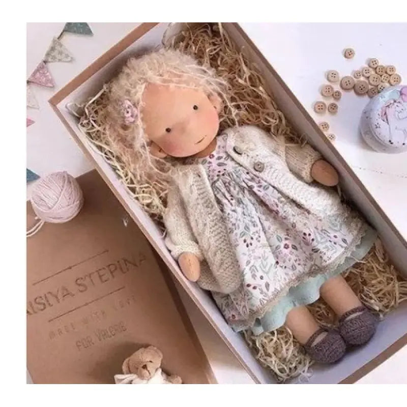 Handmade Mini Dress-Up Doll DIY Gift Box Set