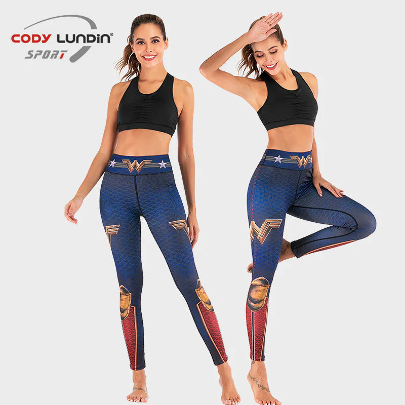 Anime Printed Leggings for Women - Yoga & Sports Pants