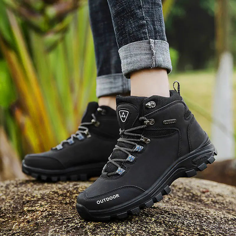 Men's Breathable Waterproof High-Top Hiking Shoes 45-46