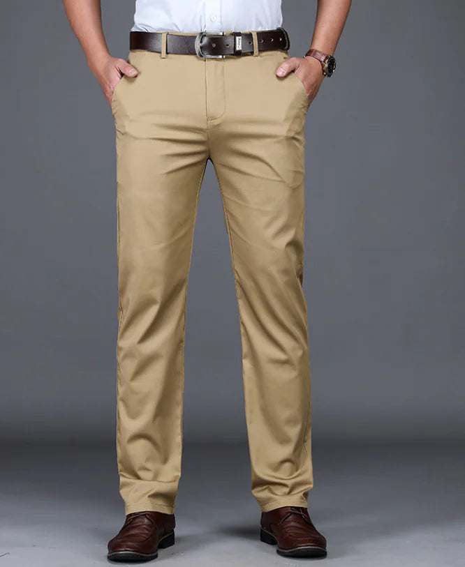 Men's Cotton Stretch Oversized Casual Business Pants