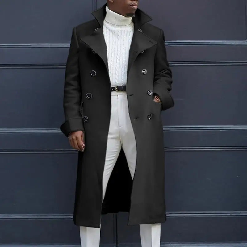 British Mid-Length Loose Trench Coat
